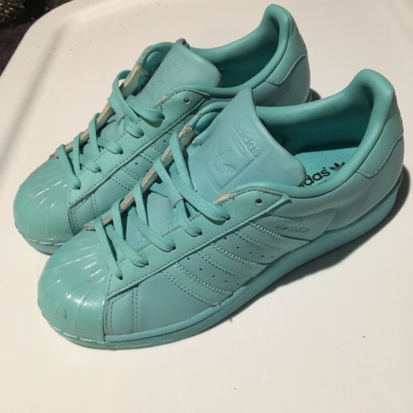 adidas Shoes - Adidas women’s ladies sneakers shoes size 7 blue new